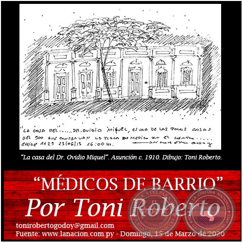 MÉDICOS DE BARRIO - Por Toni Roberto - Domingo, 15 de Marzo de 2020